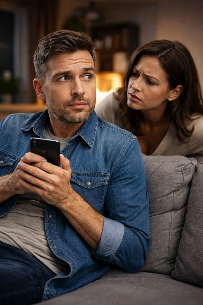 signs your spouse is cheating when they suddenly become secretive with their phone